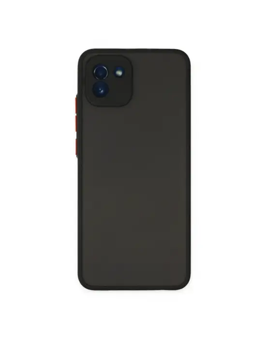 Samsung Galaxy A03 Kılıf Montreal Silikon Kapak - Siyah