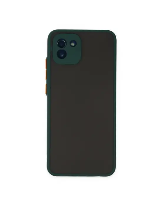 Samsung Galaxy A03 Kılıf Montreal Silikon Kapak - Yeşil