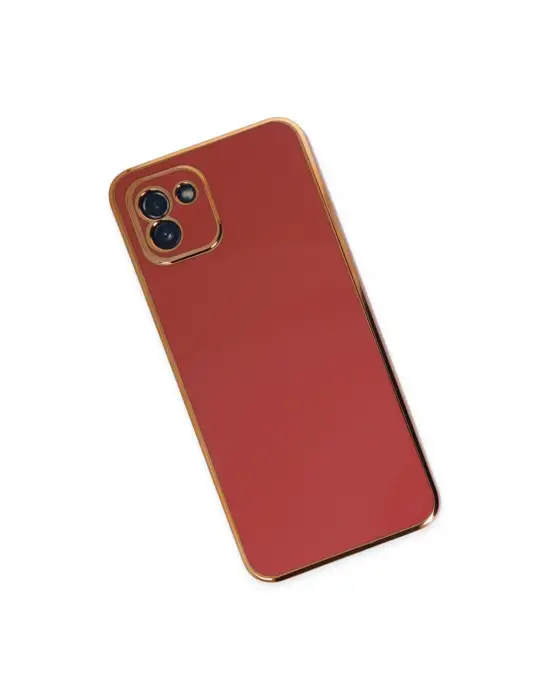Samsung Galaxy A03 Kılıf Volet Silikon - Kırmızı