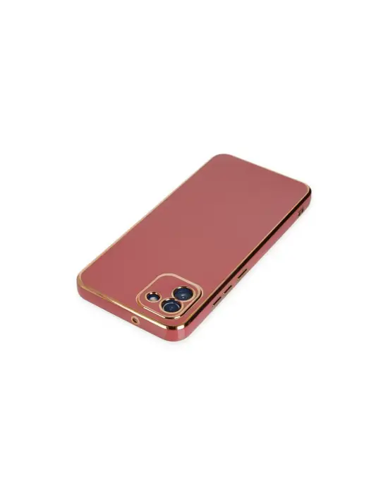 Samsung Galaxy A03 Kılıf Volet Silikon - Kırmızı