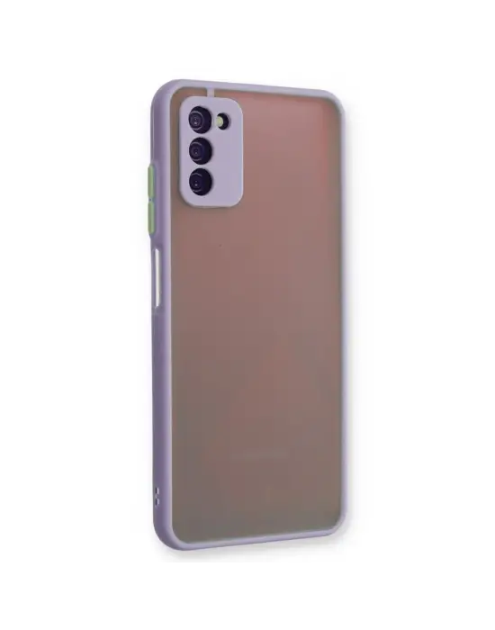 Samsung Galaxy A03s Kılıf Montreal Silikon Kapak - Mor