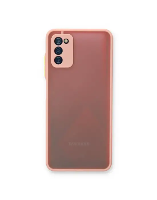 Samsung Galaxy A03s Kılıf Montreal Silikon Kapak - Pembe