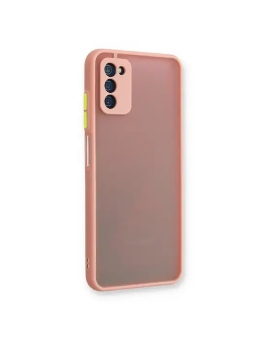 Samsung Galaxy A03s Kılıf Montreal Silikon Kapak - Pembe