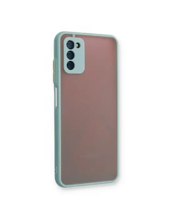Samsung Galaxy A03s Kılıf Montreal Silikon Kapak - Turkuaz