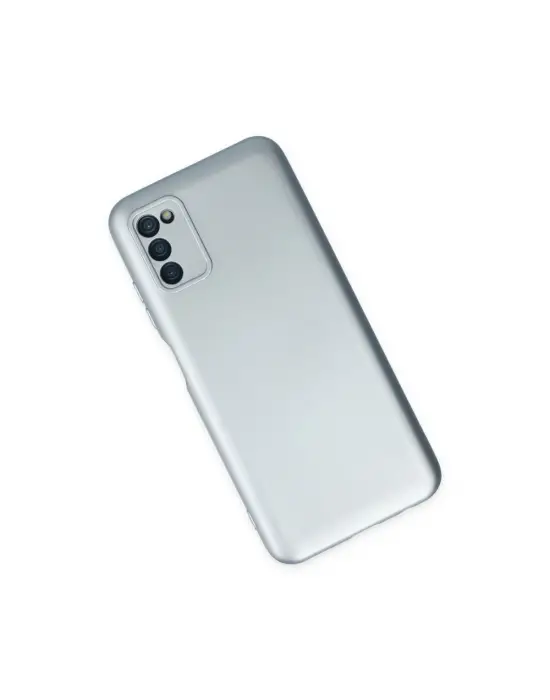 Samsung Galaxy A03s Kılıf Nano İçi Kadife Silikon - Sky Blue