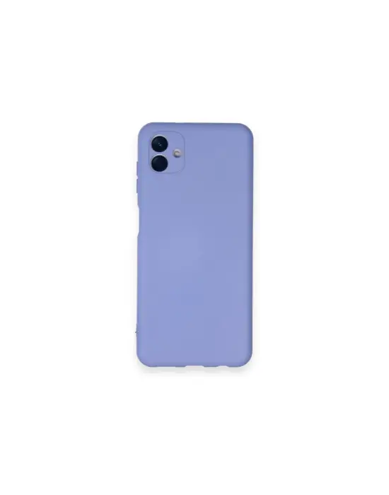 Samsung Galaxy A04 Kılıf Nano İçi Kadife Silikon - Lila