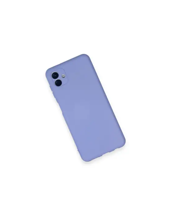 Samsung Galaxy A04 Kılıf Nano İçi Kadife Silikon - Lila