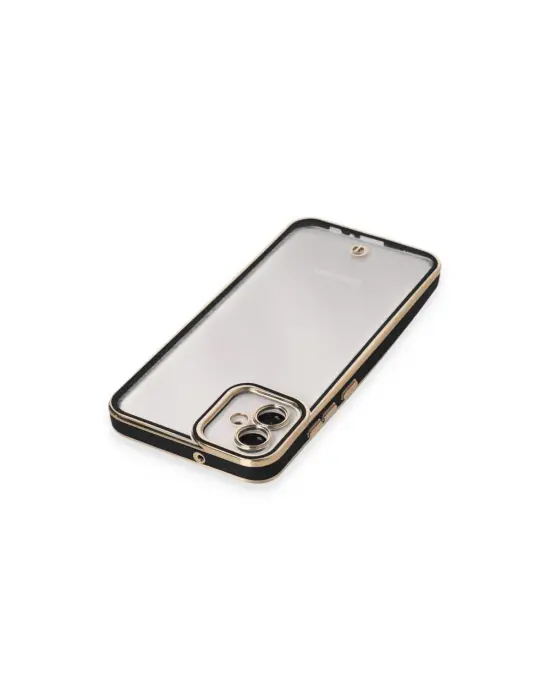Samsung Galaxy A04e Kılıf Liva Lens Silikon - Siyah