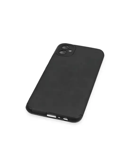 Samsung Galaxy A04e Kılıf Loop Deri Silikon - Siyah