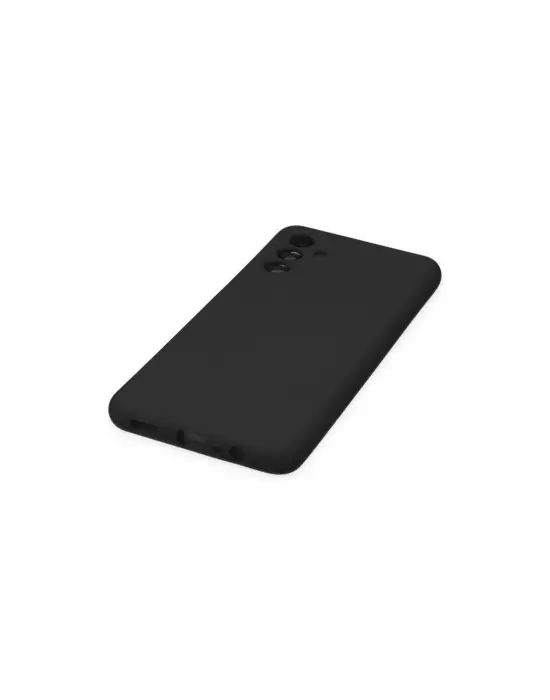 Samsung Galaxy A04s Kılıf Nano İçi Kadife Silikon - Siyah