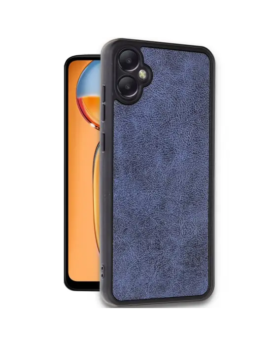 Samsung Galaxy A05 Kılıf Aras Deri Kapak - Lacivert