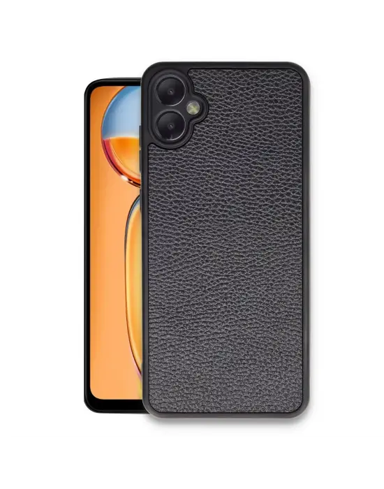 Samsung Galaxy A05 Kılıf Aras Deri Kapak - Siyah