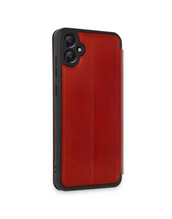 Samsung Galaxy A05 Kılıf Flip Cover - Kırmızı