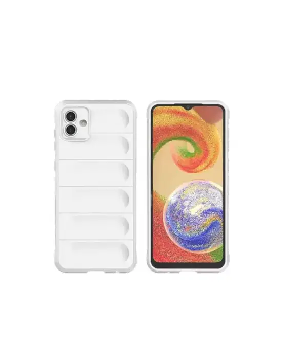 Samsung Galaxy A05 Kılıf Optimum Silikon - Krem