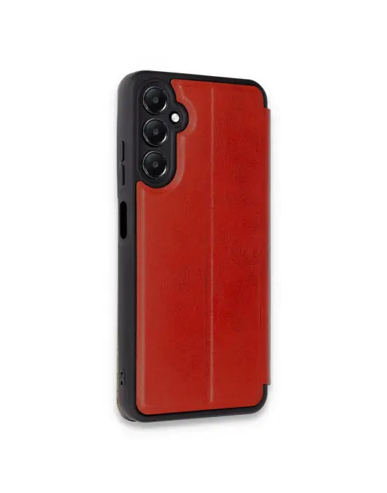 Samsung Galaxy A05s Kılıf Flip Cover - Kırmızı