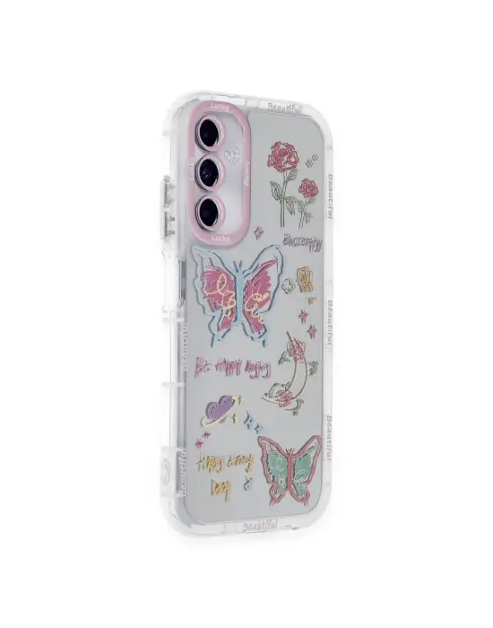 Samsung Galaxy A05s Kılıf Reflexion Desenli Kapak - Desen 8
