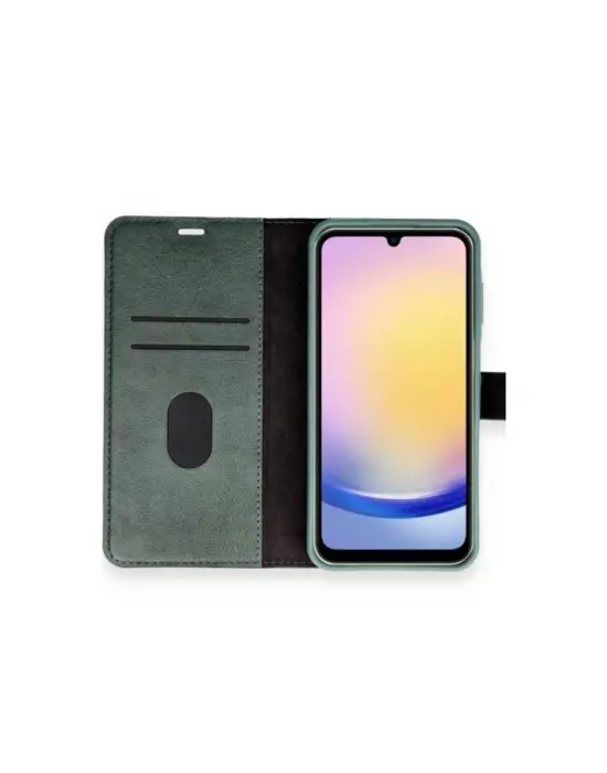 Samsung Galaxy A05s Kılıf Trend S Plus Kapaklı Kılıf - Yeşil