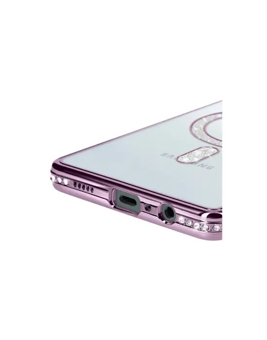 Samsung Galaxy A06 Joke Simli Magneticsafe Kılıf - Derin Mor
