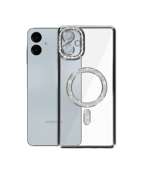 Samsung Galaxy A06 Joke Simli Magneticsafe Kılıf - Siyah