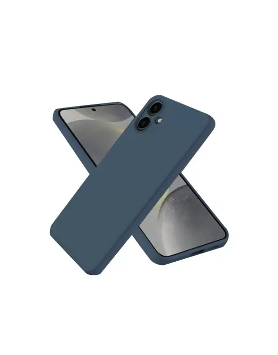 Samsung Galaxy A06 Kılıf First Silikon - Lacivert