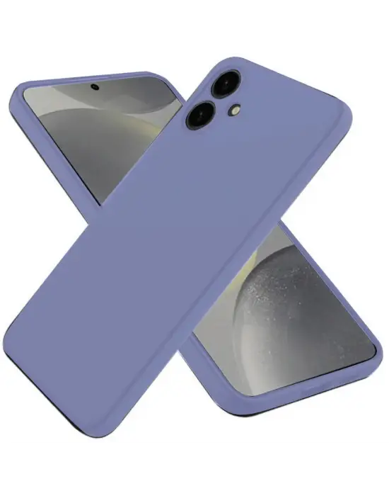 Samsung Galaxy A06 Kılıf First Silikon - Lila