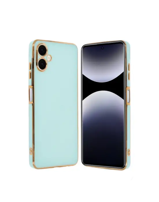 Samsung Galaxy A06 Kılıf Volet Silikon - Açık Yeşil