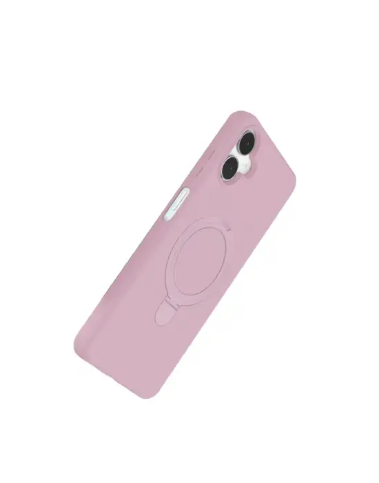 Samsung Galaxy A06 Regal Magsafe Standlı Kapak - Açık Pembe