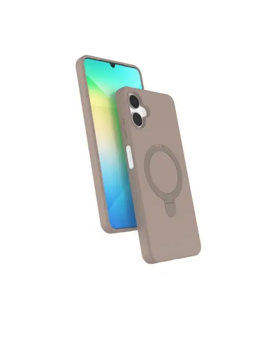 Samsung Galaxy A06 Regal Magsafe Standlı Kapak - Çöl Titanyum