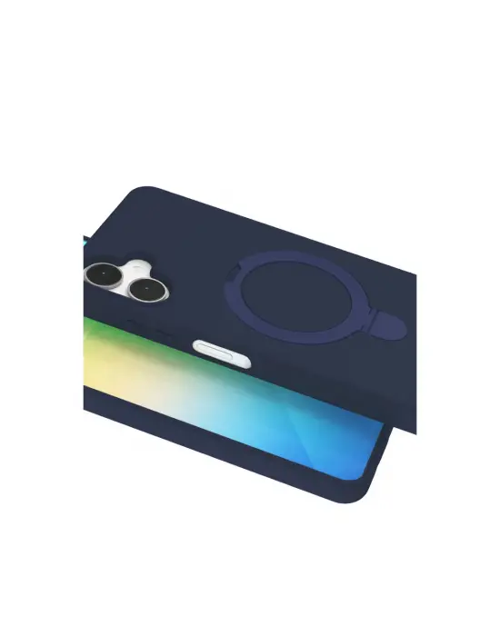 Samsung Galaxy A06 Regal Magsafe Standlı Kapak - Lacivert