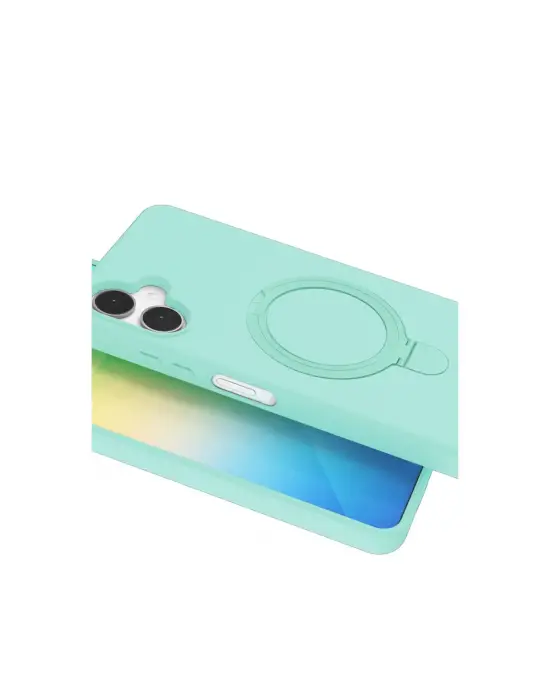 Samsung Galaxy A06 Regal Magsafe Standlı Kapak - Su Yeşili