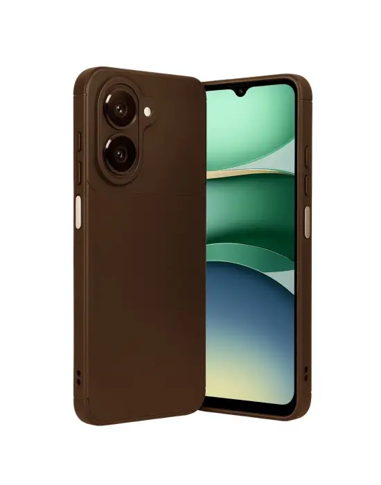 Samsung Galaxy A07 4g Auto Focus Karbon Kapak - Kahverengi