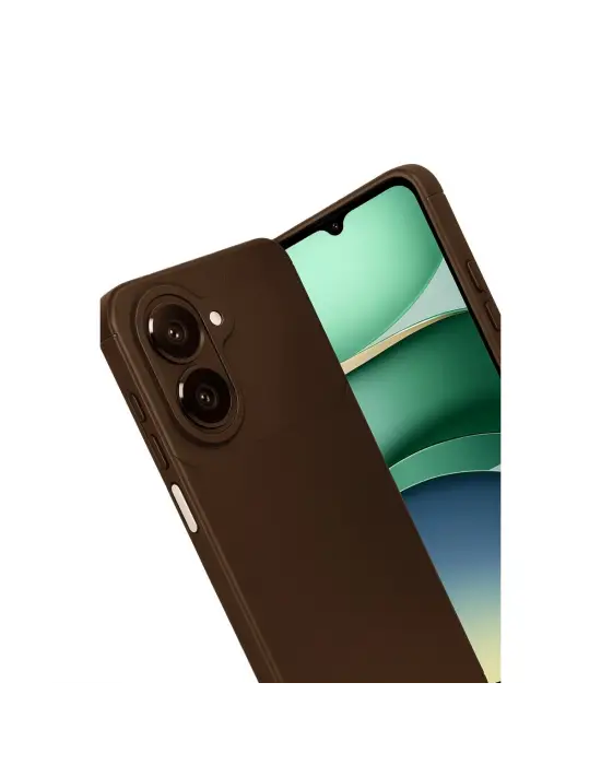 Samsung Galaxy A07 4g Auto Focus Karbon Kapak - Kahverengi