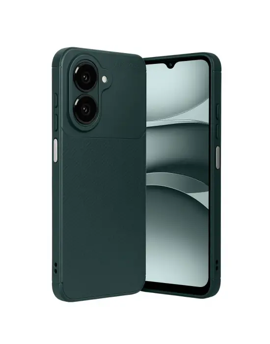 Samsung Galaxy A07 4g Auto Focus Karbon Kapak - Koyu Yeşil