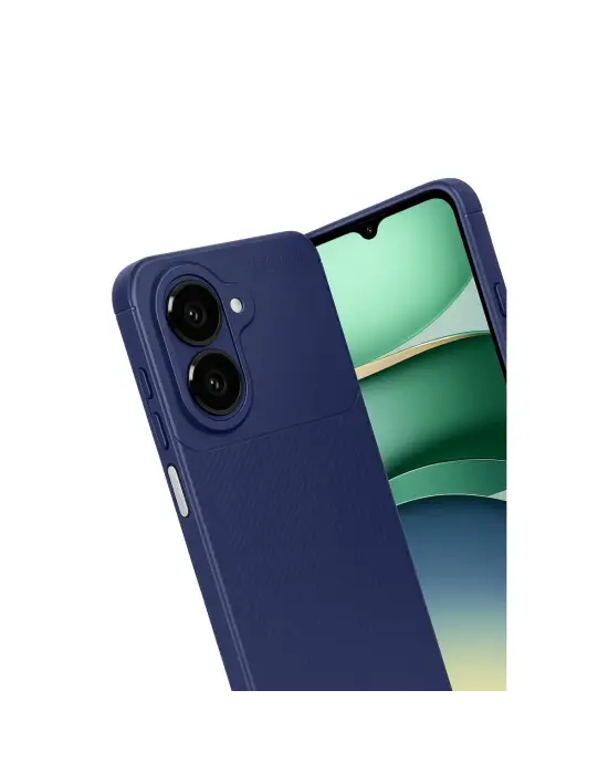 Samsung Galaxy A07 4g Auto Focus Karbon Kapak - Lacivert