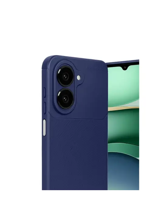 Samsung Galaxy A07 4g Auto Focus Karbon Kapak - Lacivert