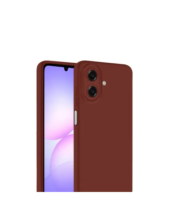 Samsung Galaxy A07 4g First Silikon - Bordo