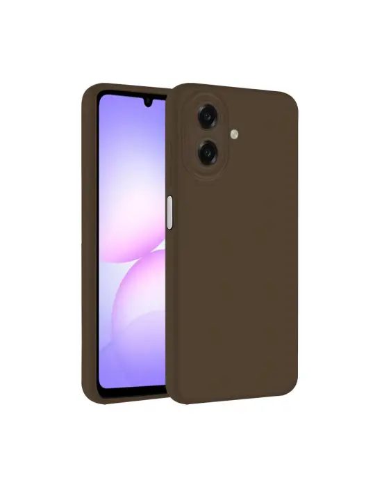 Samsung Galaxy A07 4g First Silikon - Kahverengi