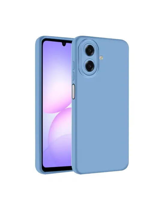 Samsung Galaxy A07 4g First Silikon - Mavi