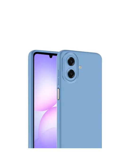 Samsung Galaxy A07 4g First Silikon - Mavi