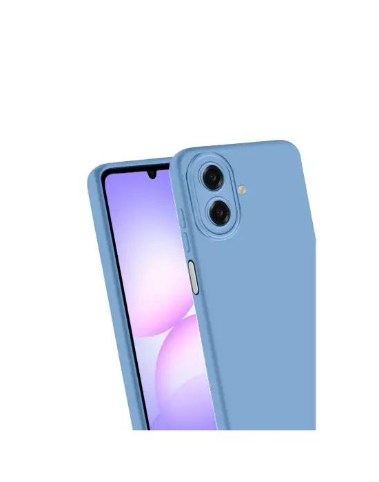 Samsung Galaxy A07 4g First Silikon - Mavi