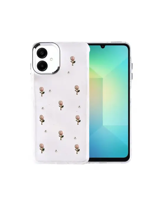 Samsung Galaxy A07 4g Fiyonk Desenli Kapak - Desen 6