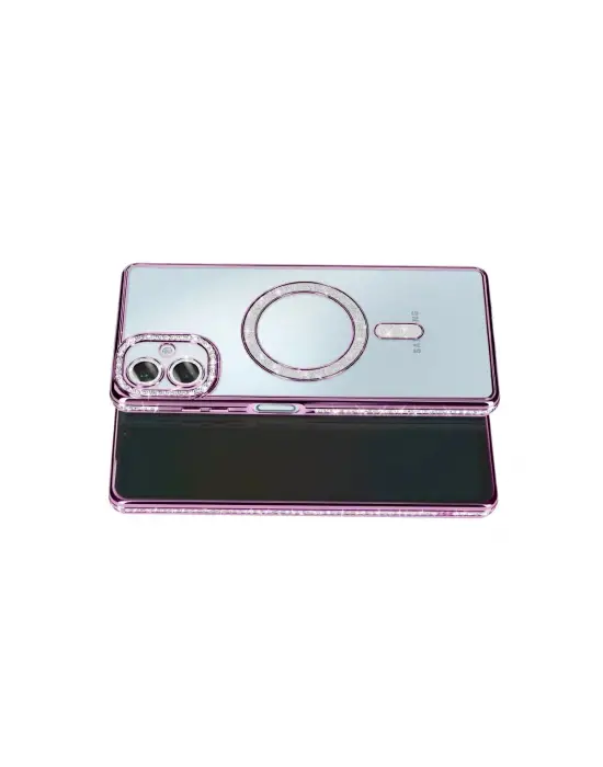 Samsung Galaxy A07 4g Joke Simli Magneticsafe Kılıf - Derin Mor
