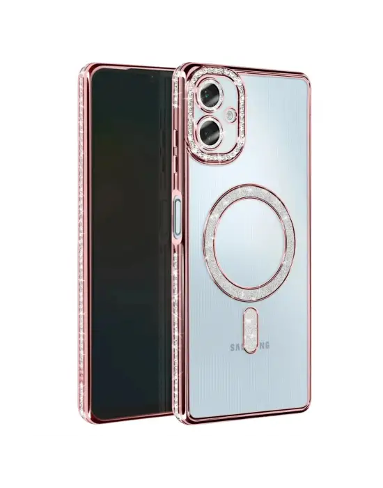 Samsung Galaxy A07 4g Joke Simli Magneticsafe Kılıf - Pembe
