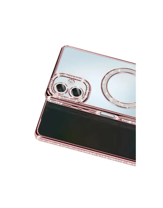 Samsung Galaxy A07 4g Joke Simli Magneticsafe Kılıf - Pembe