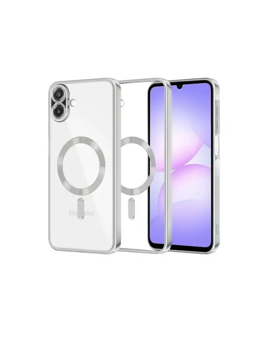 Samsung Galaxy A07 4g Kross Magneticsafe Kapak - Gümüş
