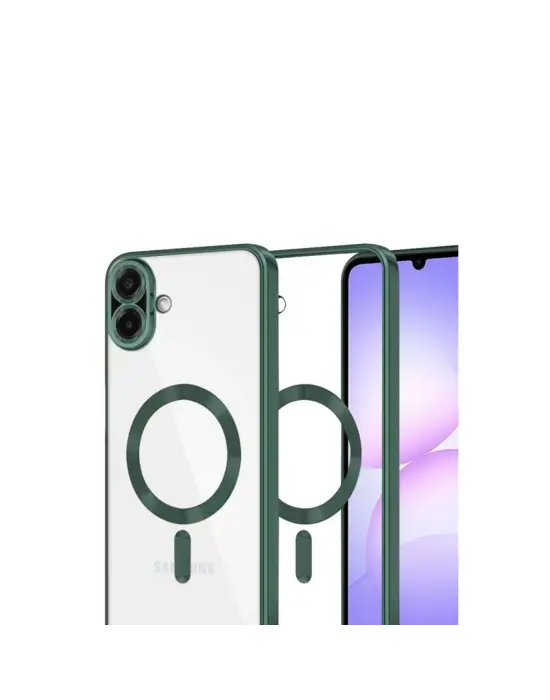 Samsung Galaxy A07 4g Kross Magneticsafe Kapak - Koyu Yeşil