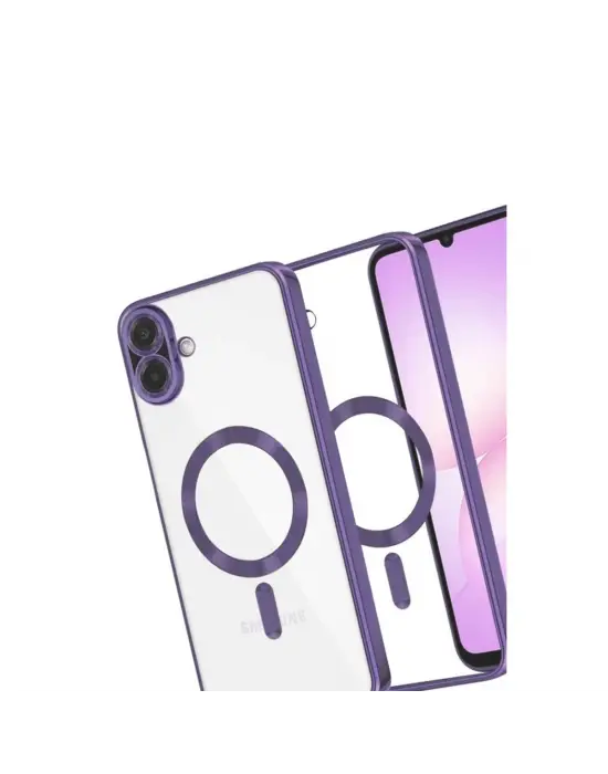 Samsung Galaxy A07 4g Kross Magneticsafe Kapak - Mor