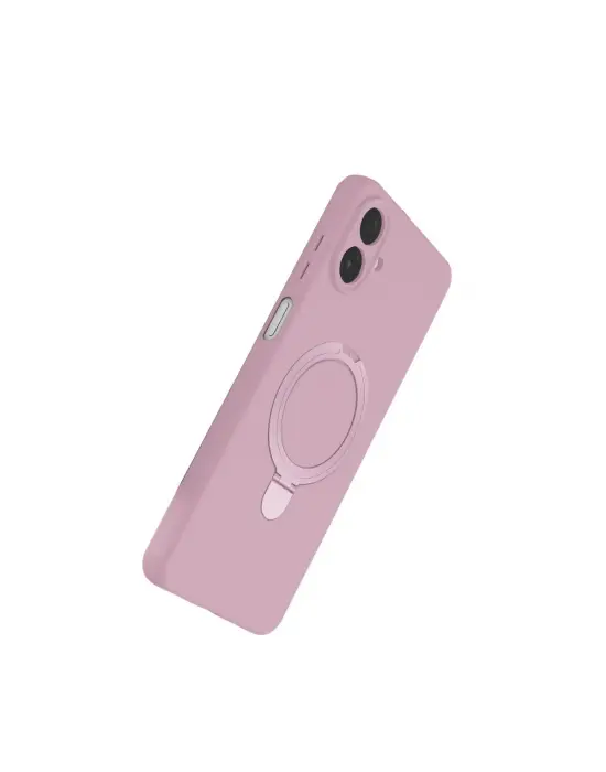 Samsung Galaxy A07 4g Regal Magsafe Standlı Kapak - Açık Pembe