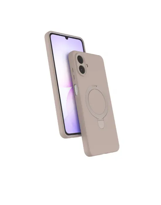 Samsung Galaxy A07 4g Regal Magsafe Standlı Kapak - Çöl Titanyum