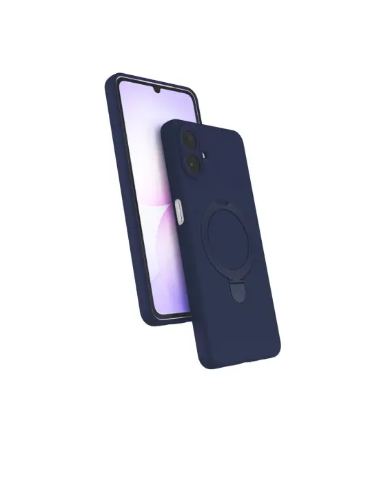 Samsung Galaxy A07 4g Regal Magsafe Standlı Kapak - Lacivert